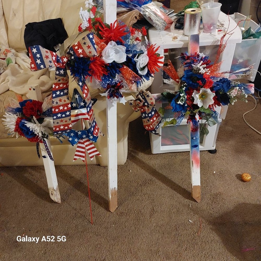 Handcrafted Floral Grave Crosses & Memorial Wreaths